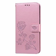 Coque Portefeuille Livre Cuir Etui Clapet L05 pour Samsung Galaxy M21s Rose