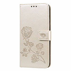 Coque Portefeuille Livre Cuir Etui Clapet L05 pour Samsung Galaxy M31 Or