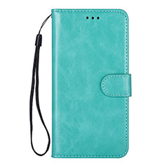 Coque Portefeuille Livre Cuir Etui Clapet L05 pour Samsung Galaxy S20 5G Cyan