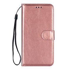 Coque Portefeuille Livre Cuir Etui Clapet L05 pour Samsung Galaxy S20 5G Or Rose