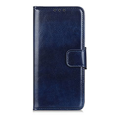 Coque Portefeuille Livre Cuir Etui Clapet L05 pour Samsung Galaxy S21 Plus 5G Bleu Royal