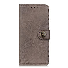 Coque Portefeuille Livre Cuir Etui Clapet L05 pour Xiaomi Poco X3 NFC Gris