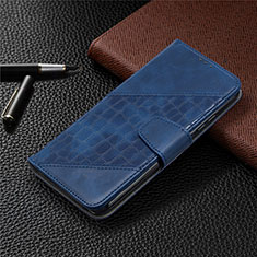 Coque Portefeuille Livre Cuir Etui Clapet L05 pour Xiaomi Redmi 9C Bleu
