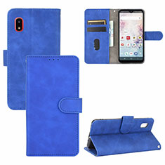 Coque Portefeuille Livre Cuir Etui Clapet L05Z pour Samsung Galaxy A20 SC-02M SCV46 Bleu