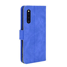 Coque Portefeuille Livre Cuir Etui Clapet L05Z pour Samsung Galaxy A41 SC-41A Bleu