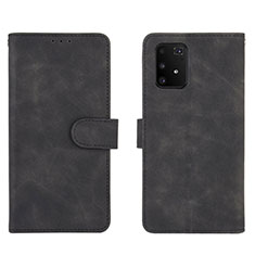 Coque Portefeuille Livre Cuir Etui Clapet L05Z pour Samsung Galaxy A91 Noir