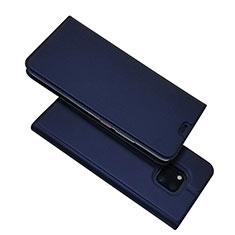 Coque Portefeuille Livre Cuir Etui Clapet L06 pour Huawei Mate 20 Pro Bleu