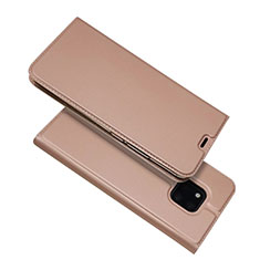 Coque Portefeuille Livre Cuir Etui Clapet L06 pour Huawei Mate 20 Pro Or Rose