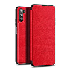 Coque Portefeuille Livre Cuir Etui Clapet L06 pour Huawei Mate 40 Lite 5G Rouge