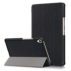 Coque Portefeuille Livre Cuir Etui Clapet L06 pour Huawei MediaPad M6 8.4 Noir