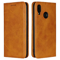 Coque Portefeuille Livre Cuir Etui Clapet L06 pour Huawei Nova 3e Orange