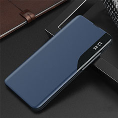 Coque Portefeuille Livre Cuir Etui Clapet L06 pour Huawei P Smart (2021) Bleu