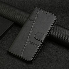 Coque Portefeuille Livre Cuir Etui Clapet L06 pour Motorola Moto Edge 20 Pro 5G Noir