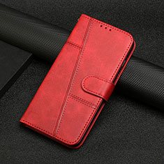 Coque Portefeuille Livre Cuir Etui Clapet L06 pour Motorola Moto Edge 20 Pro 5G Rouge