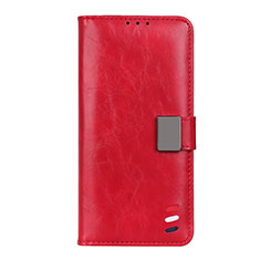 Coque Portefeuille Livre Cuir Etui Clapet L06 pour Motorola Moto G 5G Rouge