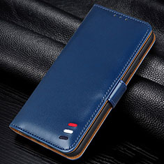 Coque Portefeuille Livre Cuir Etui Clapet L06 pour Samsung Galaxy A41 Bleu