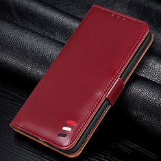 Coque Portefeuille Livre Cuir Etui Clapet L06 pour Samsung Galaxy A41 Rouge