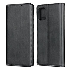 Coque Portefeuille Livre Cuir Etui Clapet L06 pour Samsung Galaxy A71 4G A715 Noir