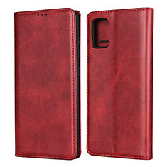 Coque Portefeuille Livre Cuir Etui Clapet L06 pour Samsung Galaxy A71 4G A715 Rouge