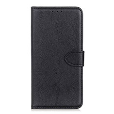 Coque Portefeuille Livre Cuir Etui Clapet L06 pour Samsung Galaxy M01 Core Noir