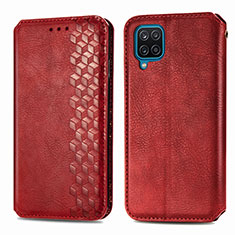 Coque Portefeuille Livre Cuir Etui Clapet L06 pour Samsung Galaxy M12 Rouge