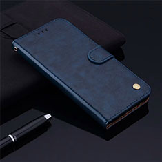 Coque Portefeuille Livre Cuir Etui Clapet L06 pour Samsung Galaxy M21s Bleu