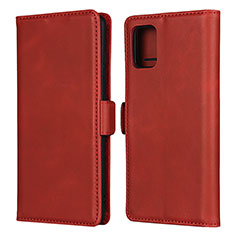 Coque Portefeuille Livre Cuir Etui Clapet L06 pour Samsung Galaxy M40S Rouge
