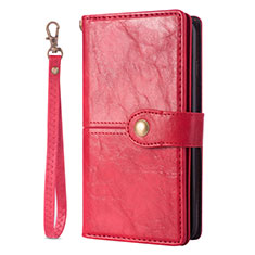 Coque Portefeuille Livre Cuir Etui Clapet L06 pour Samsung Galaxy S20 Plus Rouge