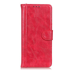 Coque Portefeuille Livre Cuir Etui Clapet L06 pour Xiaomi Mi 10T 5G Rouge