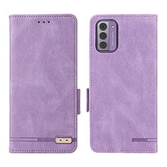 Coque Portefeuille Livre Cuir Etui Clapet L06Z pour Nokia G310 5G Violet