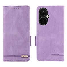 Coque Portefeuille Livre Cuir Etui Clapet L06Z pour OnePlus Nord N30 5G Violet