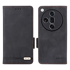 Coque Portefeuille Livre Cuir Etui Clapet L06Z pour Oppo Find X7 Ultra 5G Noir