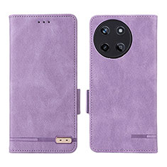 Coque Portefeuille Livre Cuir Etui Clapet L06Z pour Realme 11 4G Violet
