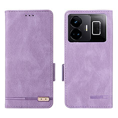 Coque Portefeuille Livre Cuir Etui Clapet L06Z pour Realme GT Neo5 5G Violet