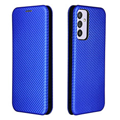 Coque Portefeuille Livre Cuir Etui Clapet L06Z pour Samsung Galaxy A05s Bleu