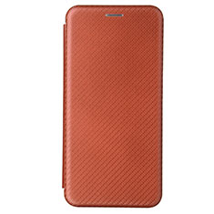 Coque Portefeuille Livre Cuir Etui Clapet L06Z pour Samsung Galaxy A41 SC-41A Marron