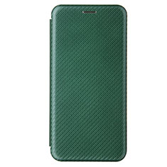Coque Portefeuille Livre Cuir Etui Clapet L06Z pour Samsung Galaxy A41 SC-41A Vert