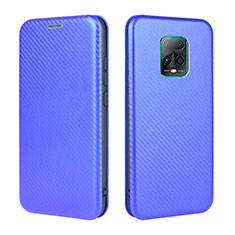 Coque Portefeuille Livre Cuir Etui Clapet L06Z pour Xiaomi Redmi 10X 5G Bleu