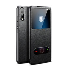 Coque Portefeuille Livre Cuir Etui Clapet L07 pour Huawei Honor 9X Noir