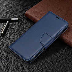 Coque Portefeuille Livre Cuir Etui Clapet L07 pour Huawei P Smart (2020) Bleu