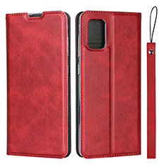 Coque Portefeuille Livre Cuir Etui Clapet L07 pour Samsung Galaxy A51 5G Rouge