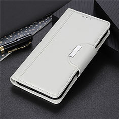 Coque Portefeuille Livre Cuir Etui Clapet L07 pour Samsung Galaxy M11 Blanc
