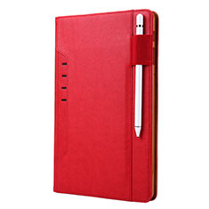 Coque Portefeuille Livre Cuir Etui Clapet L07 pour Samsung Galaxy Tab S6 10.5 SM-T860 Rouge