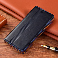 Coque Portefeuille Livre Cuir Etui Clapet L07 pour Xiaomi Poco X3 Pro Bleu Royal