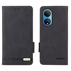 Coque Portefeuille Livre Cuir Etui Clapet L07Z pour Huawei Honor X7 Noir