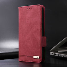 Coque Portefeuille Livre Cuir Etui Clapet L07Z pour Xiaomi Mi 14 5G Rouge
