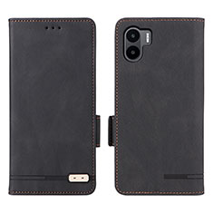 Coque Portefeuille Livre Cuir Etui Clapet L07Z pour Xiaomi Redmi A2 Noir