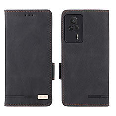 Coque Portefeuille Livre Cuir Etui Clapet L07Z pour Xiaomi Redmi K60E 5G Noir