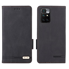 Coque Portefeuille Livre Cuir Etui Clapet L07Z pour Xiaomi Redmi Note 11 4G (2021) Noir