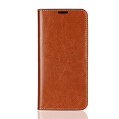 Coque Portefeuille Livre Cuir Etui Clapet L08 pour Huawei Honor 8X Orange